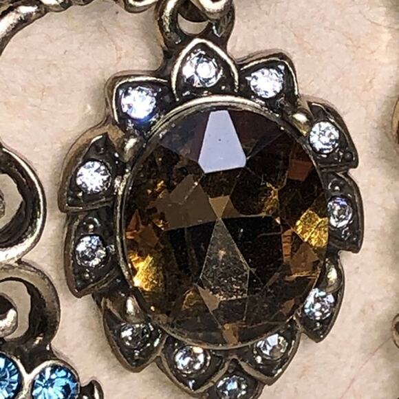 CHLOE & ISABEL ROYAL THISTLE STATEMENT EARRINGS- E025 - Picture 3 of 5